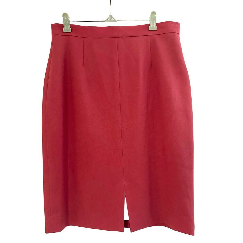 IRIS SETLAKWE Coral Red Knee-Length Pencil Skirt Classic Executive - Sz 4